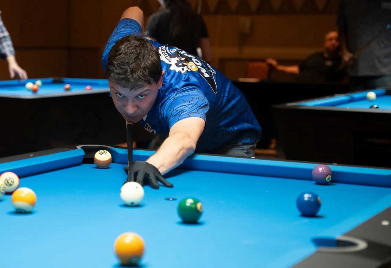 William Sen bei den Billiard-Weltmeisterschaften in Las Vegas